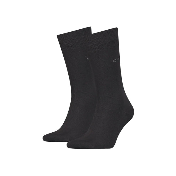 Calvin Klein CK Logo 2 Pack Classic Socks Black