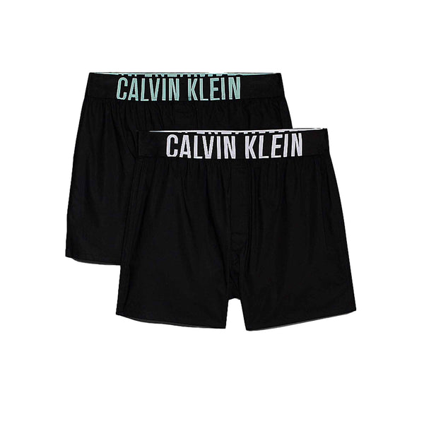 Calvin Klein Intense Power 2 Pack Slim Fit Boxers Black