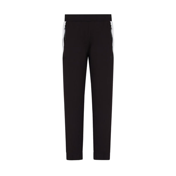 EA7 Emporio Armani Visibility 7 Lines Cotton Joggers Black