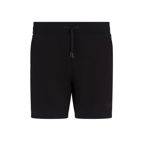 EA7 Emporio Armani Visibility 7 Lines Jersey Shorts Black