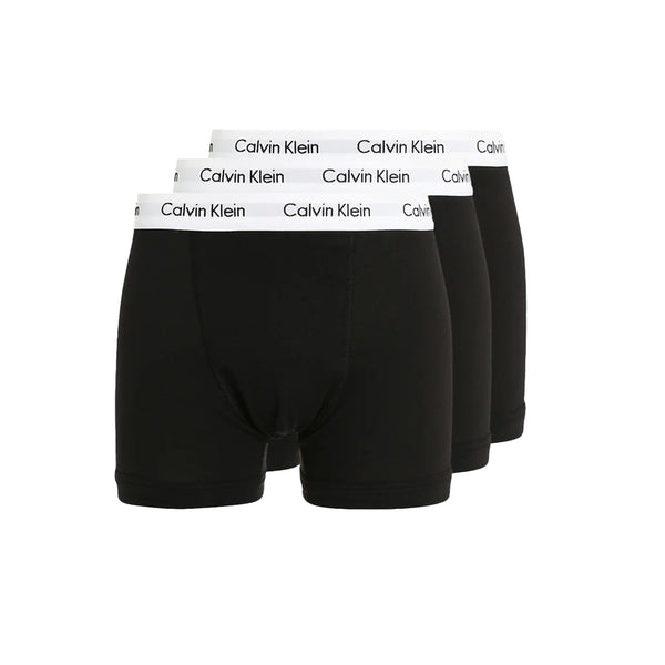 Calvin Klein Cotton Stretch 3 Pack Boxer Briefs Black/White