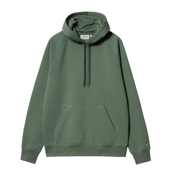 Carhartt WIP Hooded Chase Sweat Duck Green/Gold