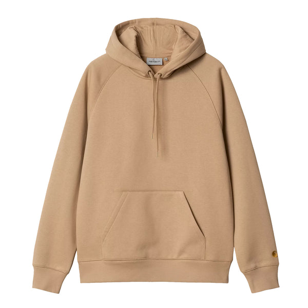 Carhartt WIP Hooded Chase Sweatshirt Dusty H Brown/Gold