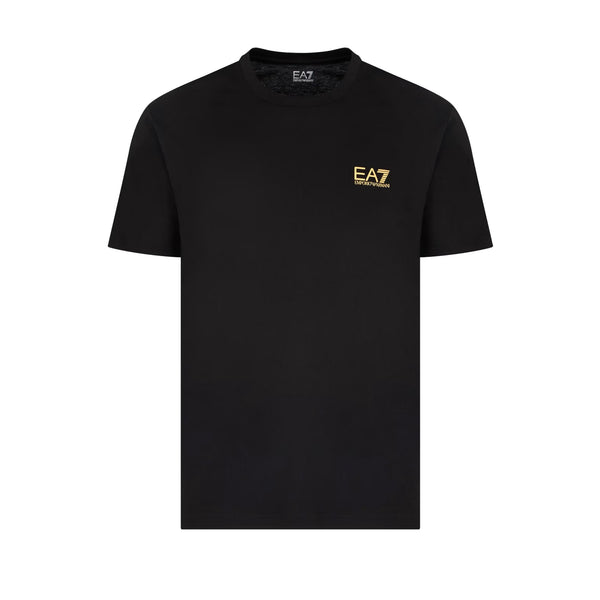 EA7 Emporio Armani Pima Cotton Identity T-Shirt Black/Gold