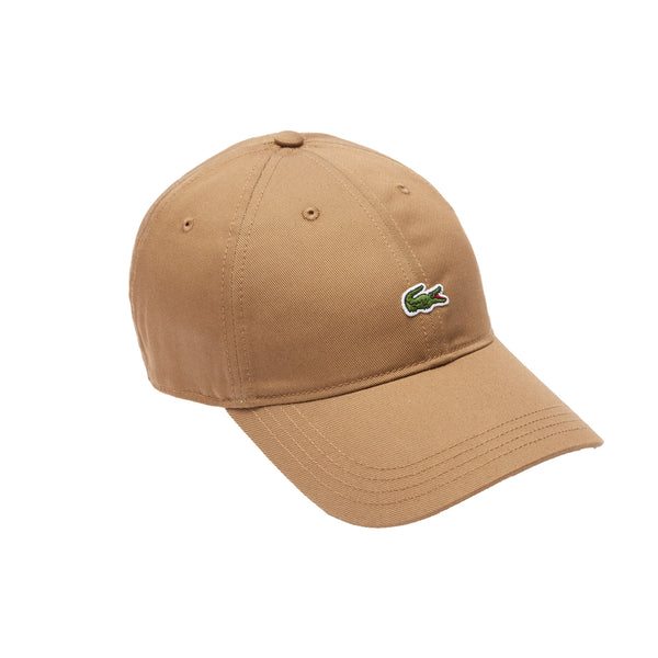 Lacoste Cotton Twill Baseball Cap Brown