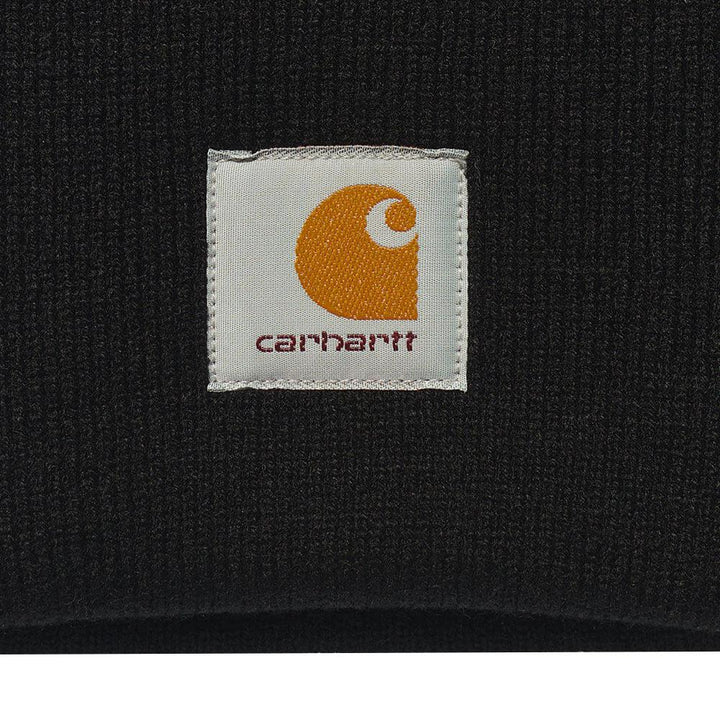 Carhartt WIP Acrylic Watch Beanie Hat Black-One size-SPIRALSEVEN DESIGNER MENSWEAR UK