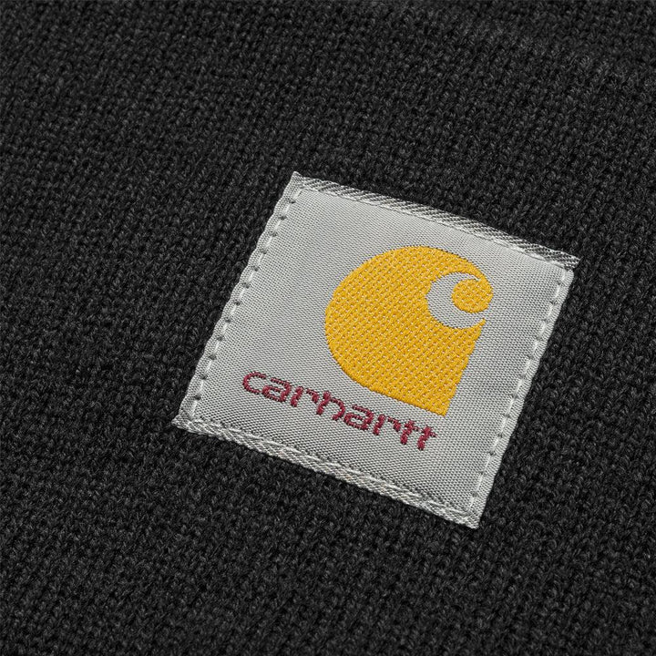 Carhartt WIP Acrylic Watch Beanie Hat Black-One size-SPIRALSEVEN DESIGNER MENSWEAR UK