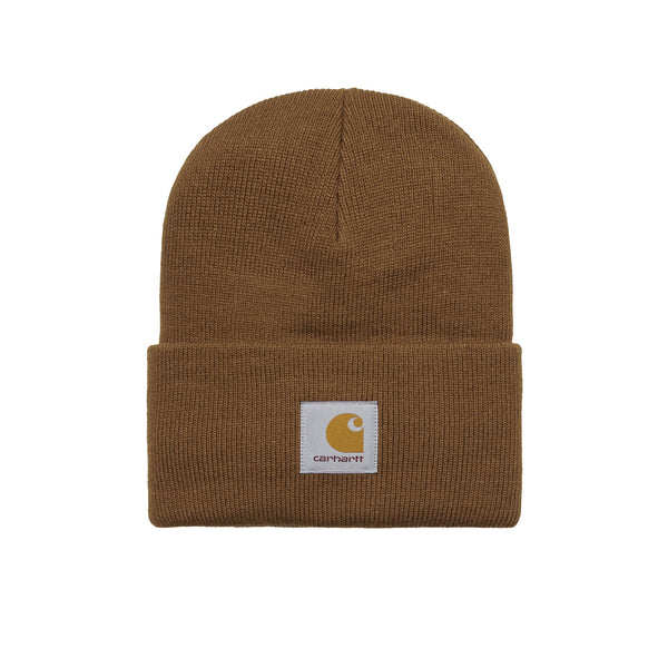 Carhartt WIP Acrylic Watch Beanie Hat Hamilton Brown-One size-SPIRALSEVEN DESIGNER MENSWEAR UK