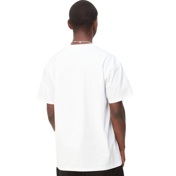 Carhartt WIP American Script T-Shirt White-SPIRALSEVEN DESIGNER MENSWEAR UK