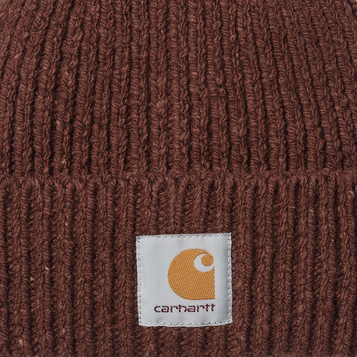 Carhartt WIP Anglistic Beanie Hat Speckled Offroad-One size-SPIRALSEVEN DESIGNER MENSWEAR UK