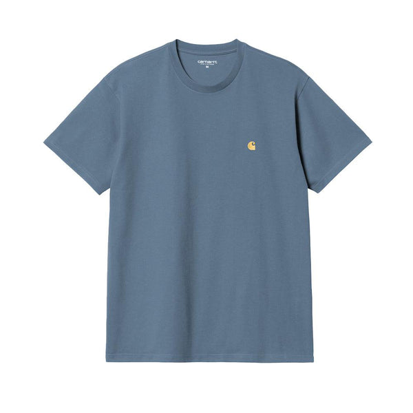 Carhartt WIP Chase T-Shirt Positano/Gold-SPIRALSEVEN DESIGNER MENSWEAR UK