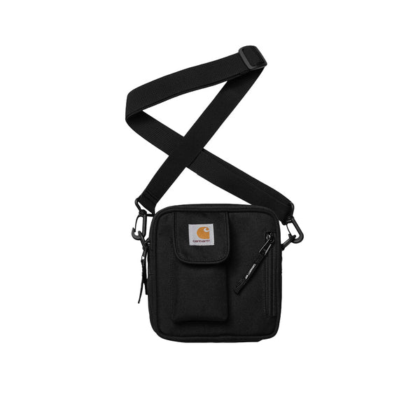 Carhartt WIP Essentials Bag, Small Black-One size-SPIRALSEVEN DESIGNER MENSWEAR UK