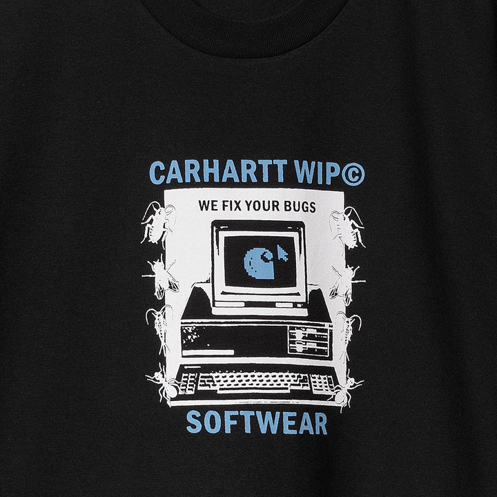 Carhartt WIP Fixed Bugs T-Shirt Black-SPIRALSEVEN DESIGNER MENSWEAR UK