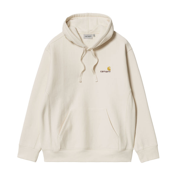 Carhartt WIP Hooded American Script Sweatshirt Natural