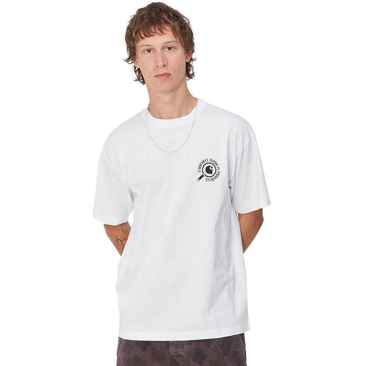 Carhartt WIP Inspector T-Shirt White-SPIRALSEVEN DESIGNER MENSWEAR UK