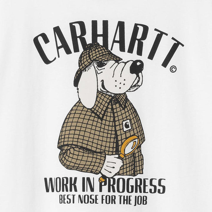 Carhartt WIP Inspector T-Shirt White-SPIRALSEVEN DESIGNER MENSWEAR UK