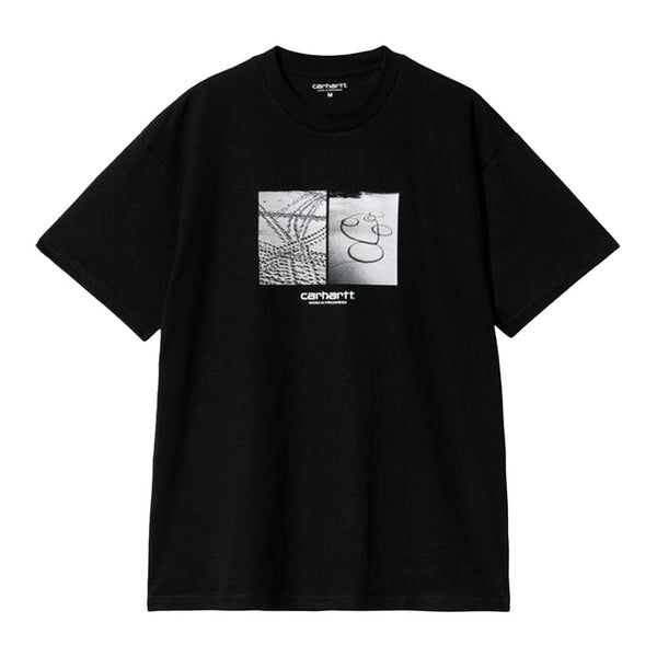 Carhartt WIP Motor T-Shirt Black-SPIRALSEVEN DESIGNER MENSWEAR UK