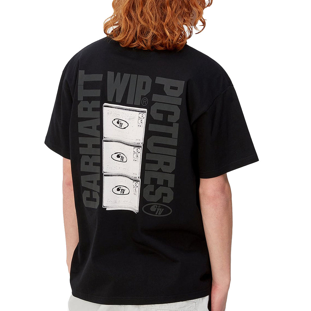 Carhartt WIP Pictures T-Shirt Black-SPIRALSEVEN DESIGNER MENSWEAR UK