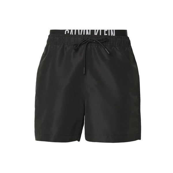 Calvin Klein Double Waistband Swim Shorts Black