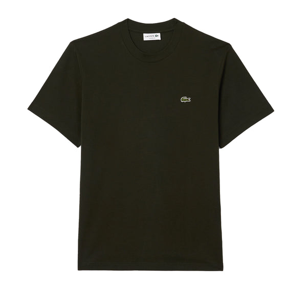 Lacoste Classic Fit Cotton T-Shirt Dark Khaki Green