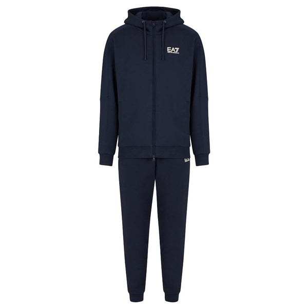 EA7 Emporio Armani Technical Visibility Tracksuit Armani Blue-SPIRALSEVEN DESIGNER MENSWEAR UK