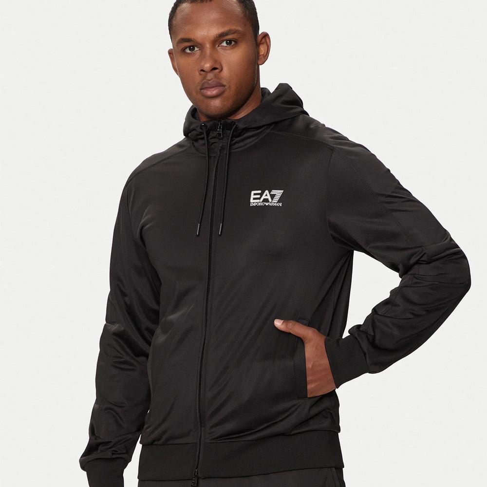 EA7 Emporio Armani Technical Visibility Tracksuit Black Spiral Seven