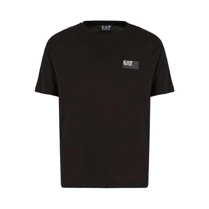 EA7 Emporio Armani Visibility Crew T-Shirt Black-SPIRALSEVEN DESIGNER MENSWEAR UK