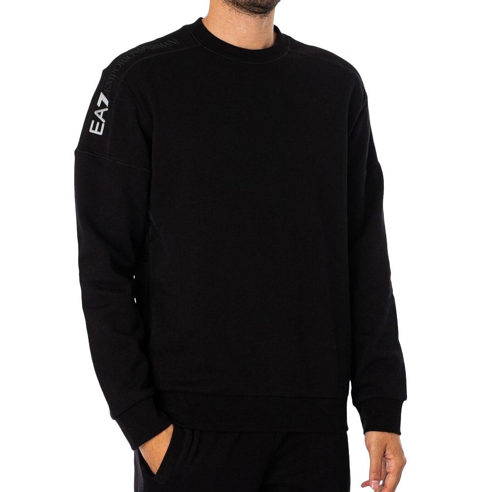 EA7 Emporio Armani Visibility Logo Sweatshirt Black