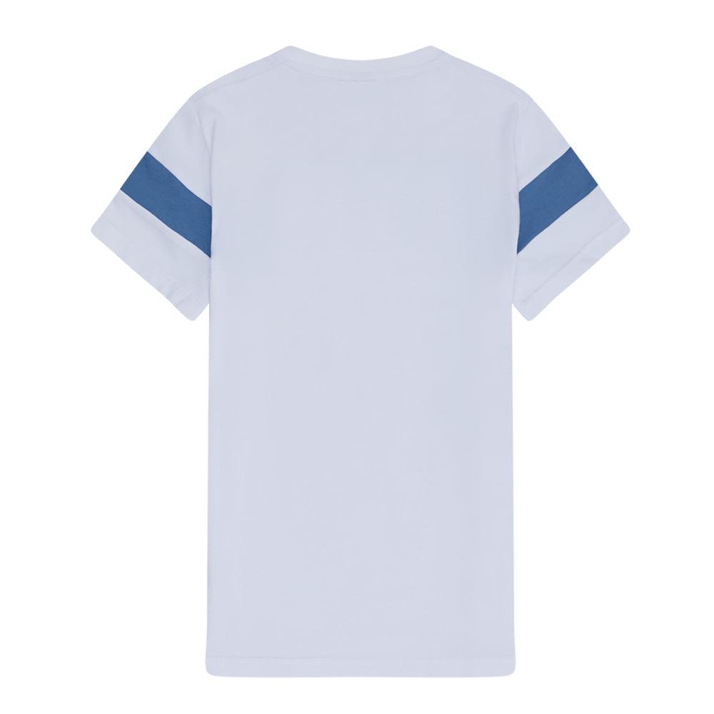 Ellesse Caserio T-Shirt - White/Light Blue-SPIRALSEVEN DESIGNER MENSWEAR UK