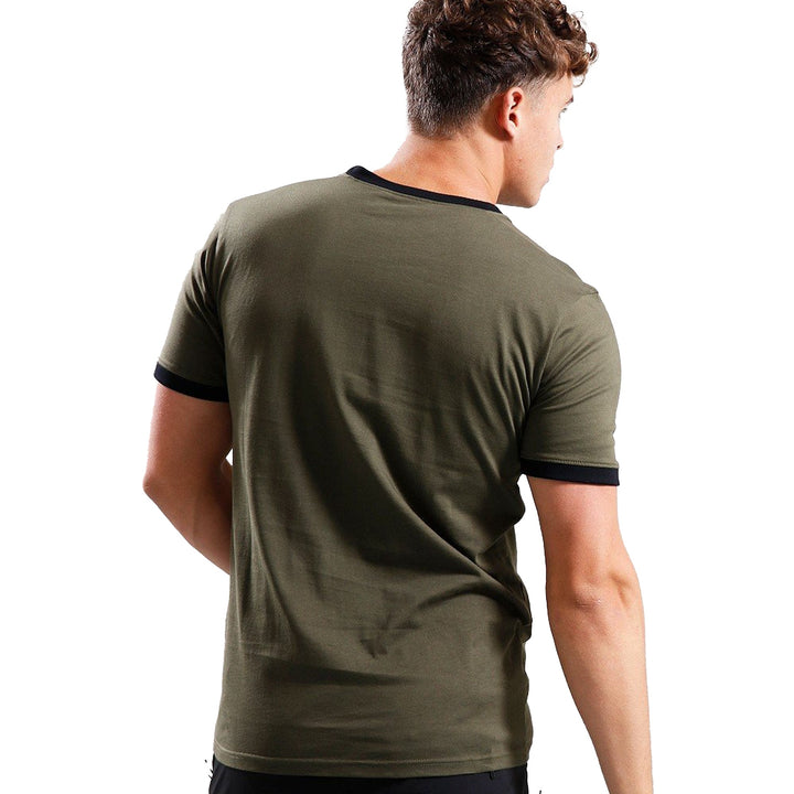 Ellesse Ferdorini T-Shirt Khaki-SPIRALSEVEN DESIGNER MENSWEAR UK