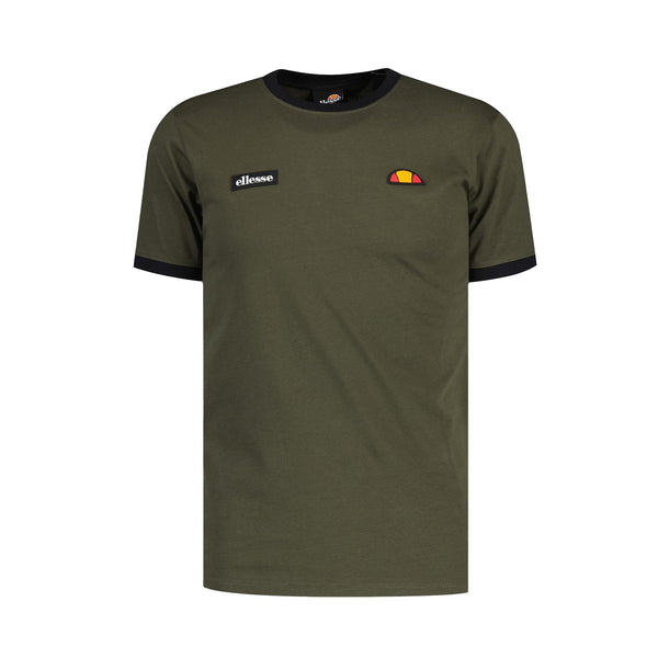 Ellesse Ferdorini T-Shirt Khaki-SPIRALSEVEN DESIGNER MENSWEAR UK