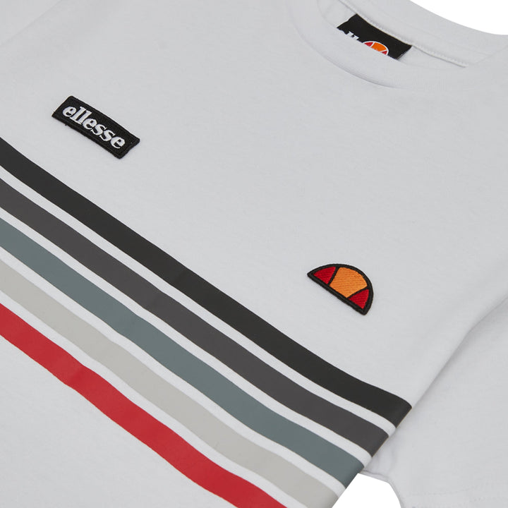 Ellesse Marsella Two T-Shirt White-SPIRALSEVEN DESIGNER MENSWEAR UK