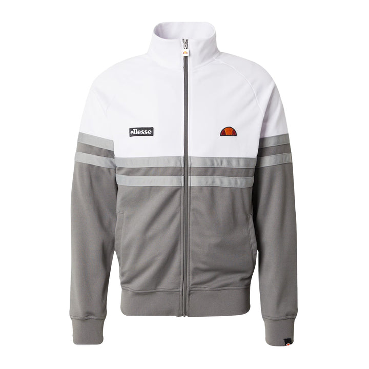 Ellesse Rimini Track Top Jacket Grey-SPIRALSEVEN DESIGNER MENSWEAR UK