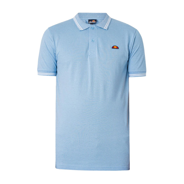 Ellesse Rookie Polo Shirt Light Blue-SPIRALSEVEN DESIGNER MENSWEAR UK