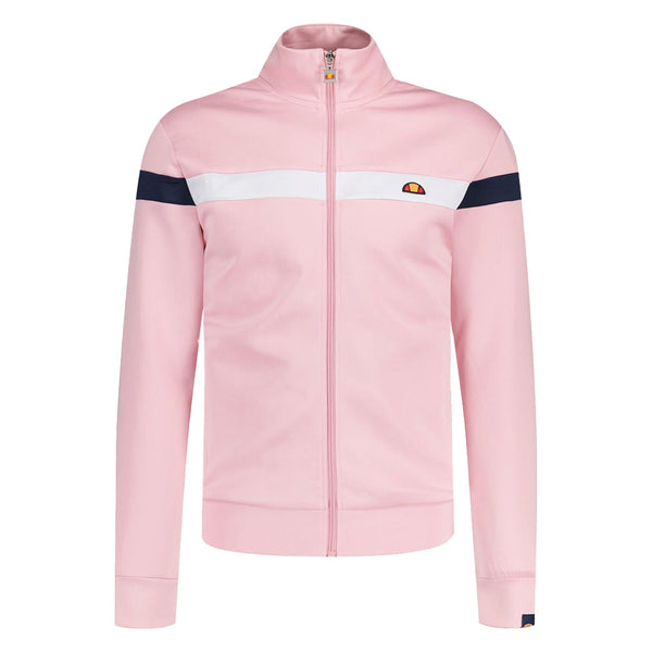 Ellesse Spinella Poly Track Top Jacket Light Pink-SPIRALSEVEN DESIGNER MENSWEAR UK