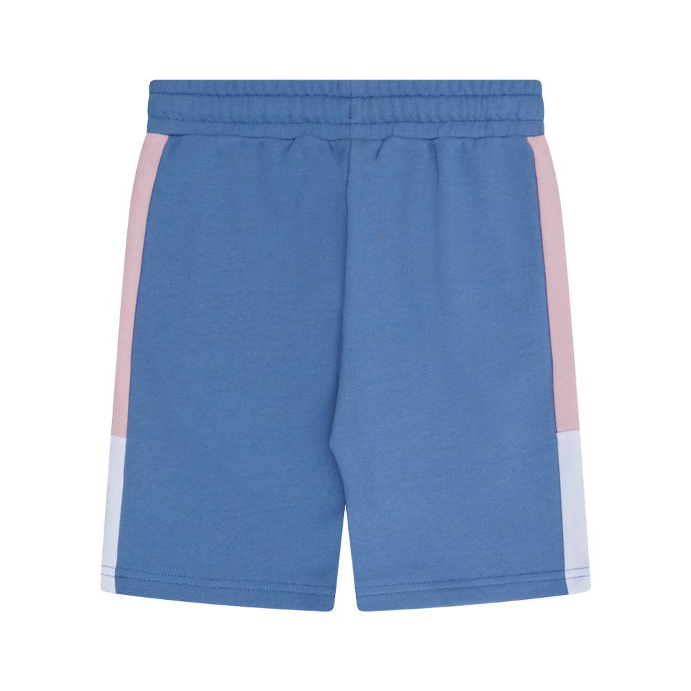 Ellesse Turi Jogger Shorts - Dark Blue/Light Pink/White-SPIRALSEVEN DESIGNER MENSWEAR UK