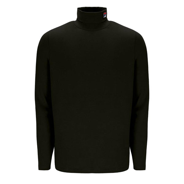 Fila 19th Classic Roll Neck Polo - Black-SPIRALSEVEN DESIGNER MENSWEAR UK