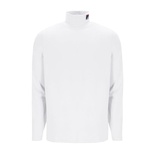 Fila 19th Classic Roll Neck Sweater White-SPIRALSEVEN DESIGNER MENSWEAR UK