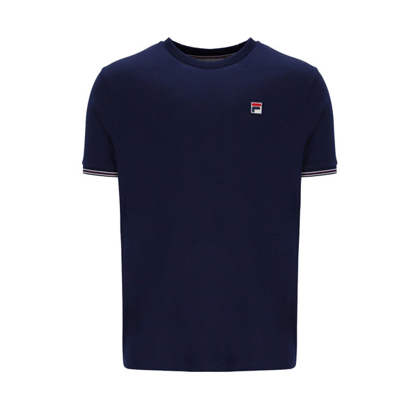 Fila Caleb T-Shirt Fila Navy-SPIRALSEVEN DESIGNER MENSWEAR UK