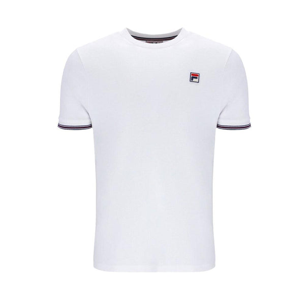 Fila Caleb T-Shirt White-SPIRALSEVEN DESIGNER MENSWEAR UK