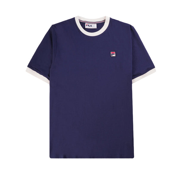 Fila Marconi T-Shirt Fila Navy/Gardenia-SPIRALSEVEN DESIGNER MENSWEAR UK