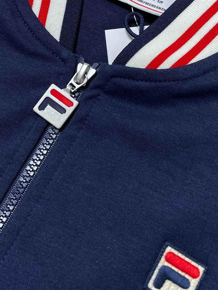 Fila Settanta Baseball Track Top Jacket - Fila Navy/Gardenia/Fila Red-SPIRALSEVEN DESIGNER MENSWEAR UK