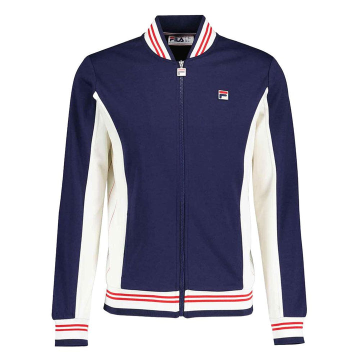 Fila Settanta Baseball Track Top Jacket - Fila Navy/Gardenia/Fila Red-SPIRALSEVEN DESIGNER MENSWEAR UK