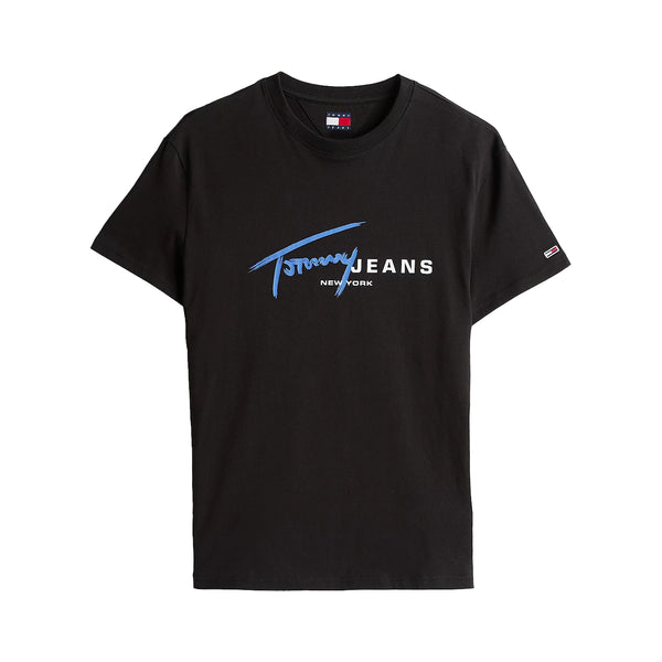 Tommy Jeans Graffiti Logo T-Shirt Black