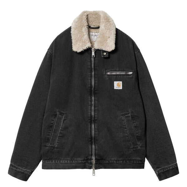 Carhartt WIP Herald Jacket Black/Wall Stone Washed