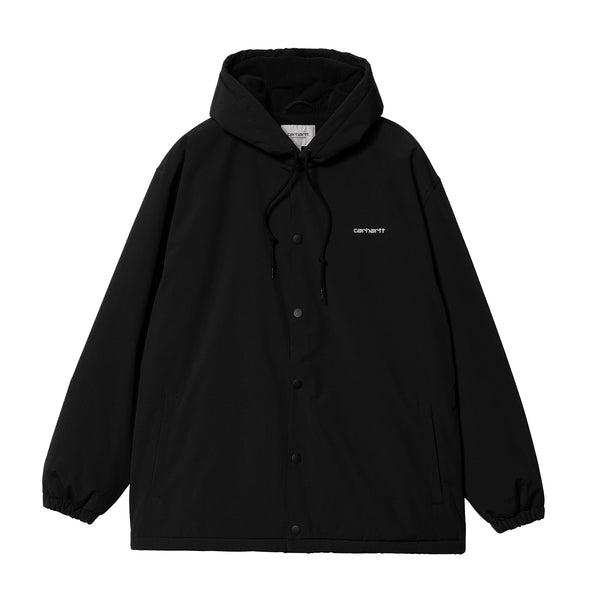 Carhartt WIP Hooded Coach Jacket Black/White