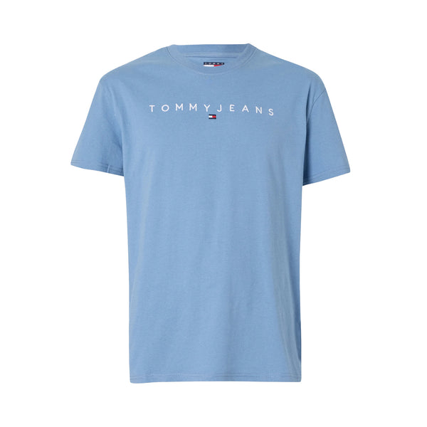 Tommy Jeans Linear Logo T-Shirt Colorado Blue