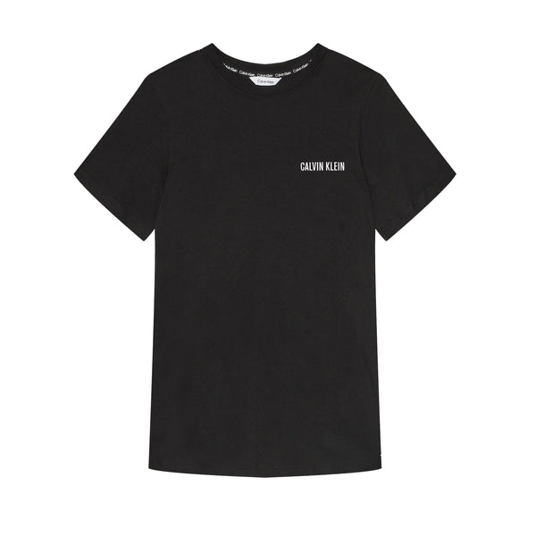 Calvin Klein Logo Print Crew T-Shirt Black