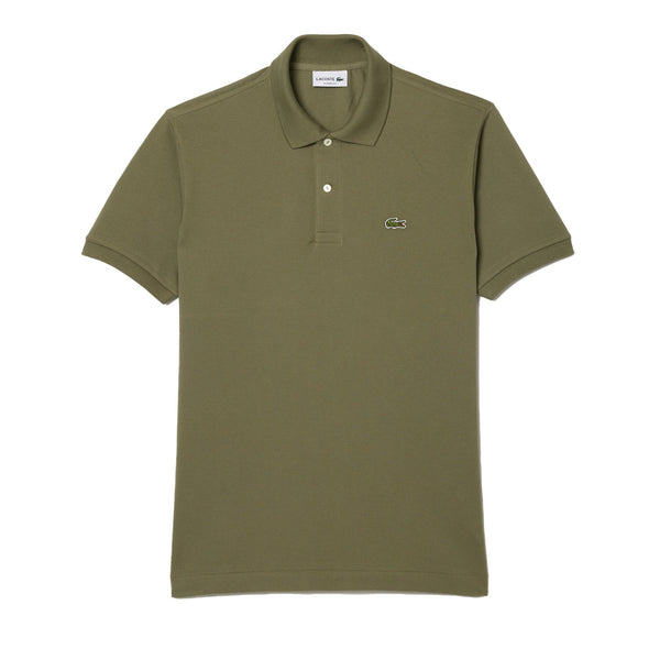 Lacoste Classic Fit Polo Shirt Khaki Green-SPIRALSEVEN DESIGNER MENSWEAR UK