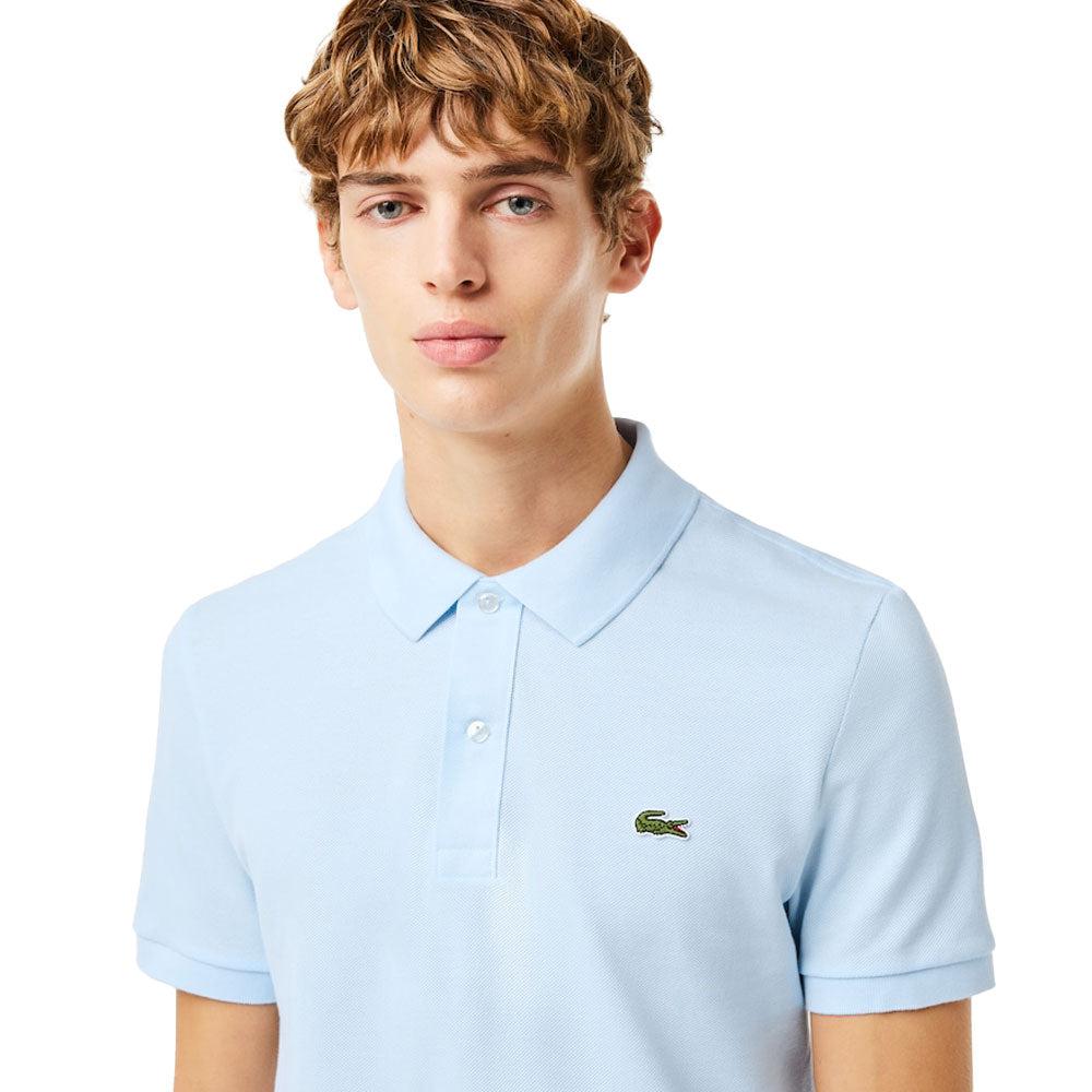 Lacoste Classic Fit Polo Shirt Light Blue-SPIRALSEVEN DESIGNER MENSWEAR UK